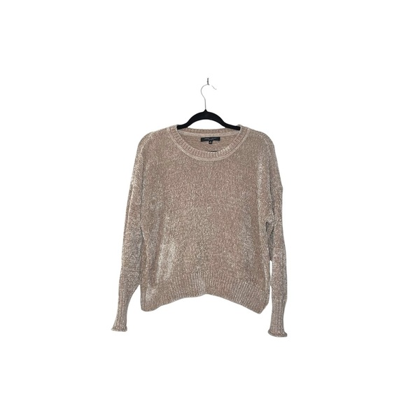 Romeo & Juliet Couture Tan Chenille Knit Pullover Sweater Small Women’s - Picture 1 of 11